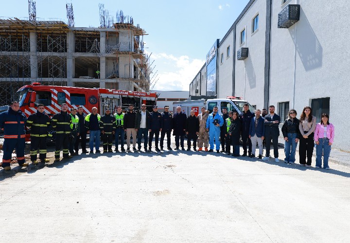 Giresun Teknopark ve Giresun 2. OSB İş Birliğiyle Yangın ve Kimyasal Atık Müdahale Tatbikatı Gerçekleştirildi
